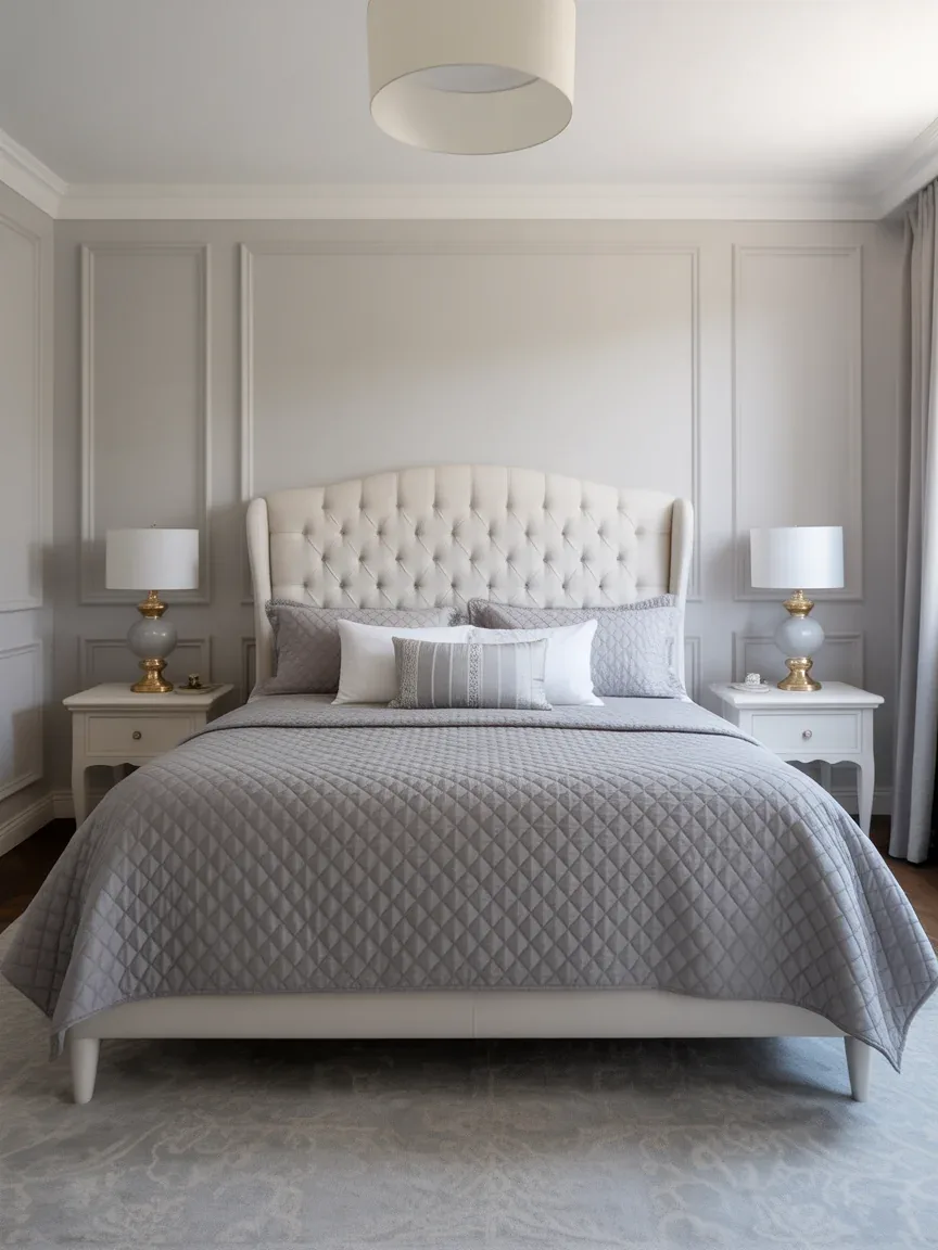 3. Grey and White Classic Elegance 3. Grey and White Classic Elegance