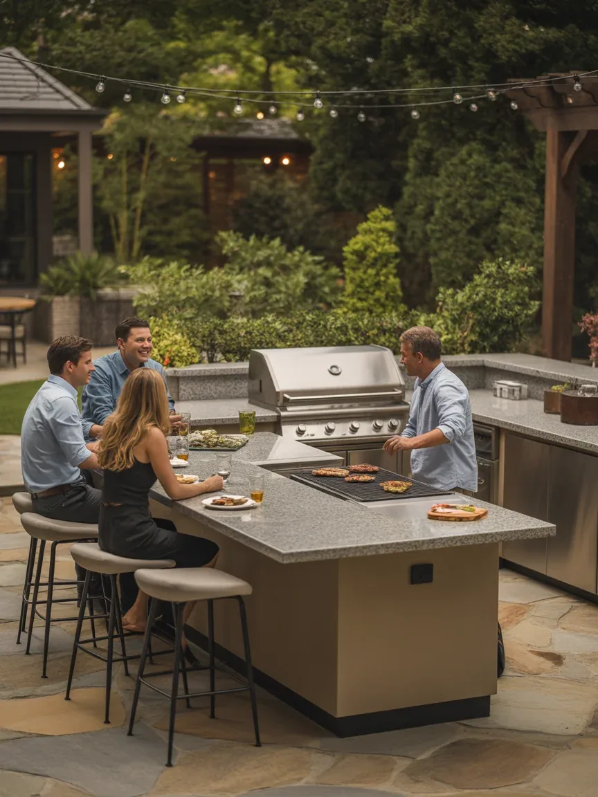 4. Grill Island With Seating Wraparound 4. Grill Island With Seating Wraparound