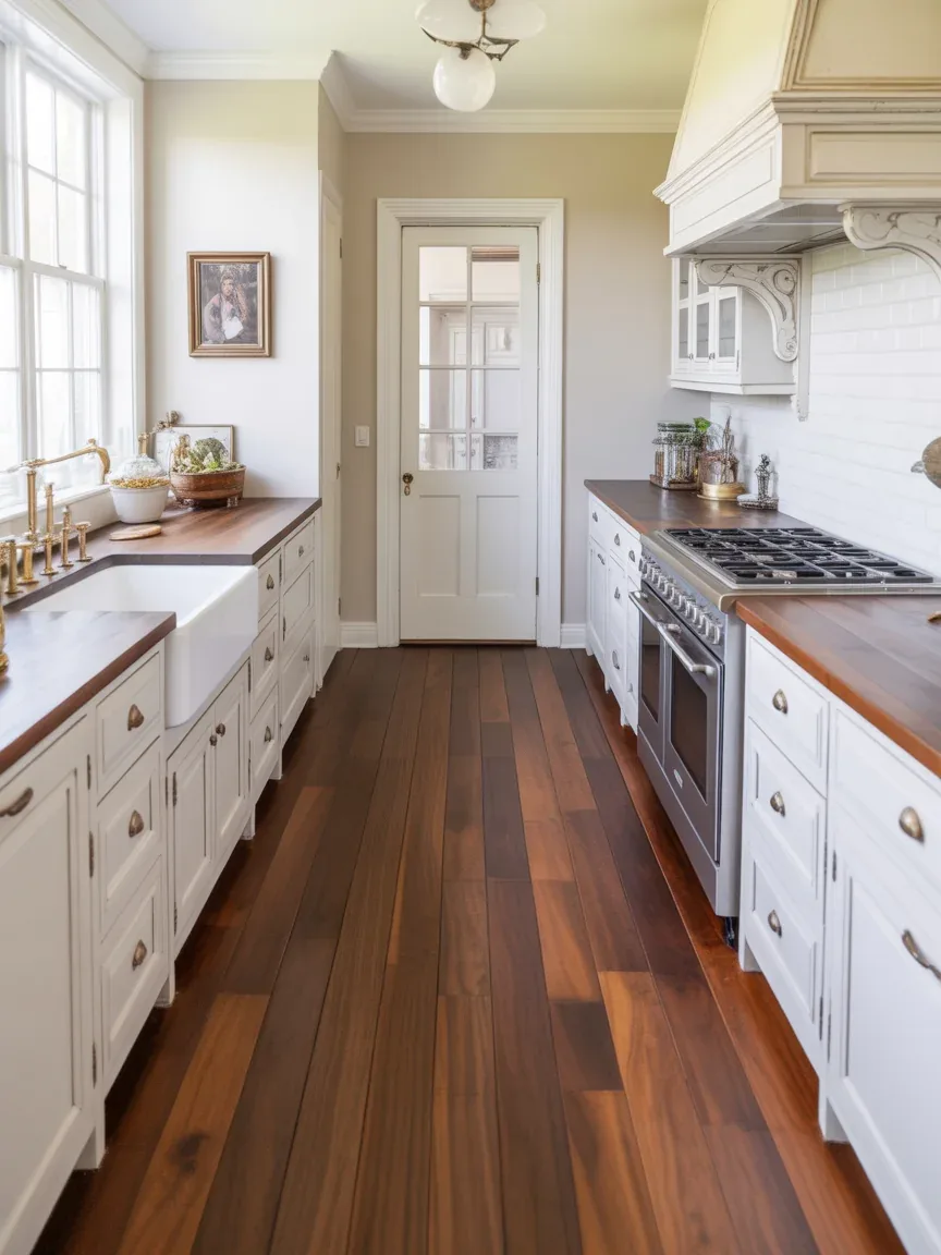 12. Hand-Scraped Walnut Farmhouse Luxe Floor 12. Hand-Scraped Walnut Farmhouse Luxe Floor