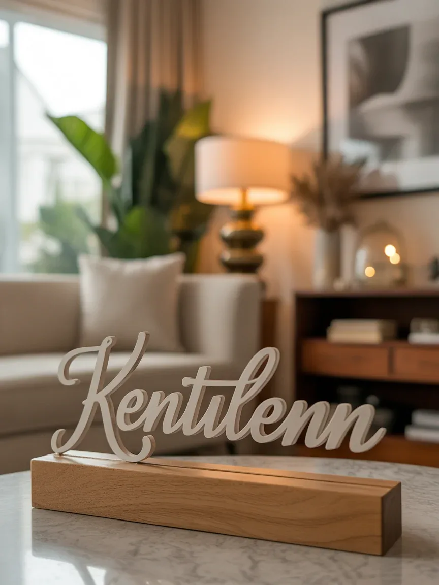 9. Handwritten Script Personalized Plate 9. Handwritten Script Personalized Plate