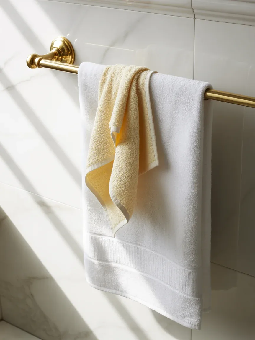 Hang Towels Like They’re Part of the Decor Hang Towels Like They’re Part of the Decor