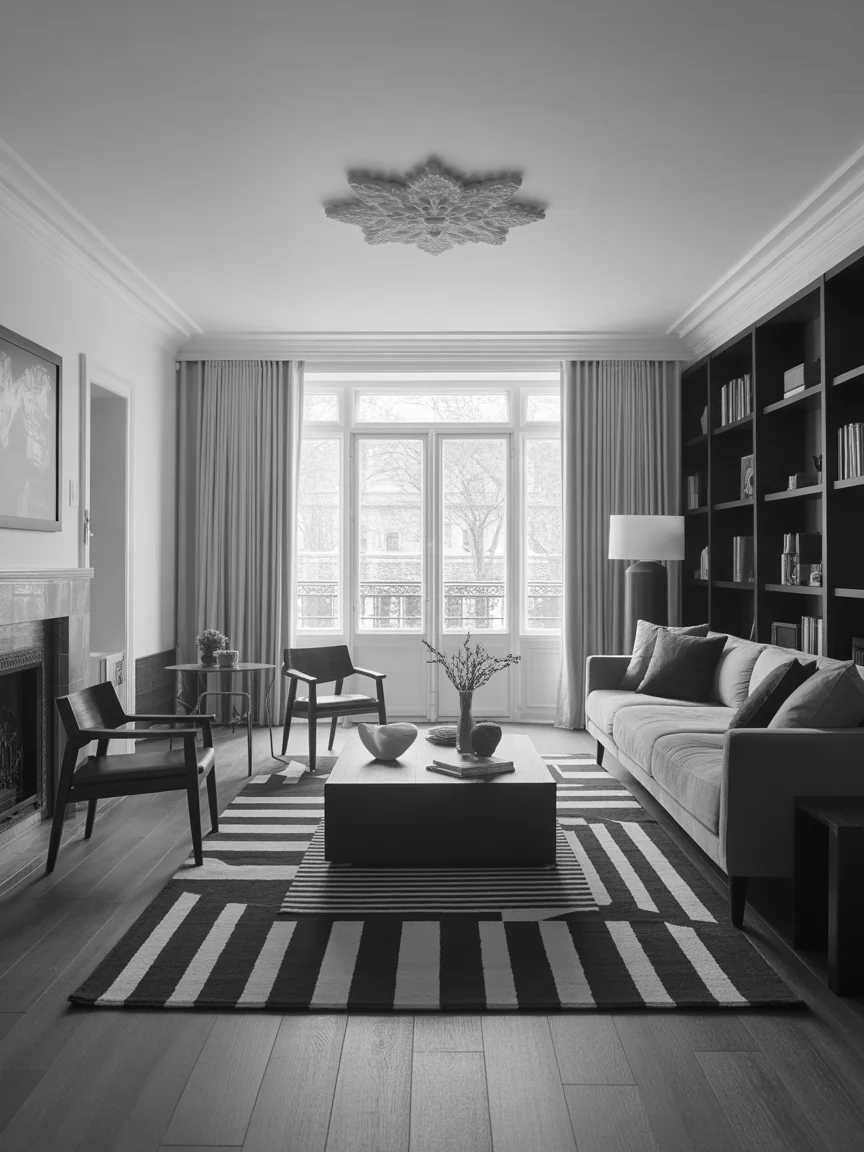 23. High-Contrast Black & White Drama