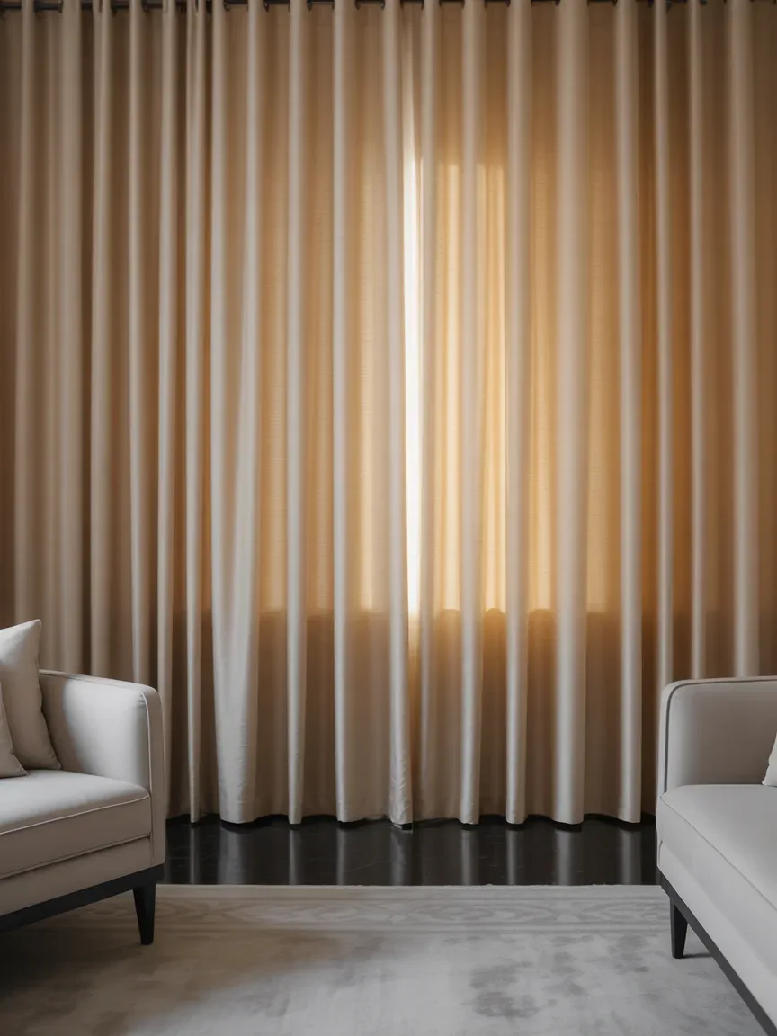 14. High-Gloss Silk Curtains 14. High-Gloss Silk Curtains