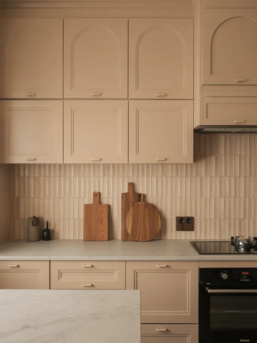 How to Style Beige Cabinets Without Making Them Look Flat How to Style Beige Cabinets Without Making Them Look Flat
