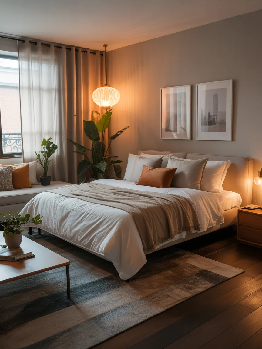 How to Turn Your Living Room Into a Bedroom Without Sacrificing Style