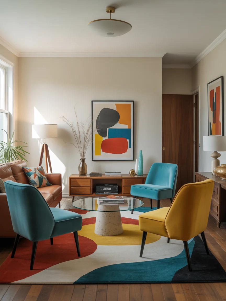 6. Iconic Eames Lounge Setup