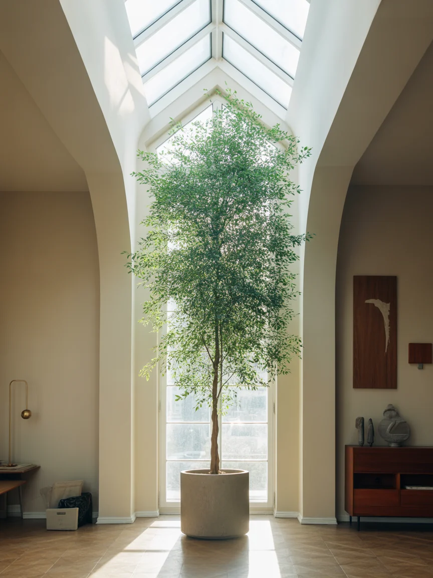 9. Indoor Tree for a Natural Statement