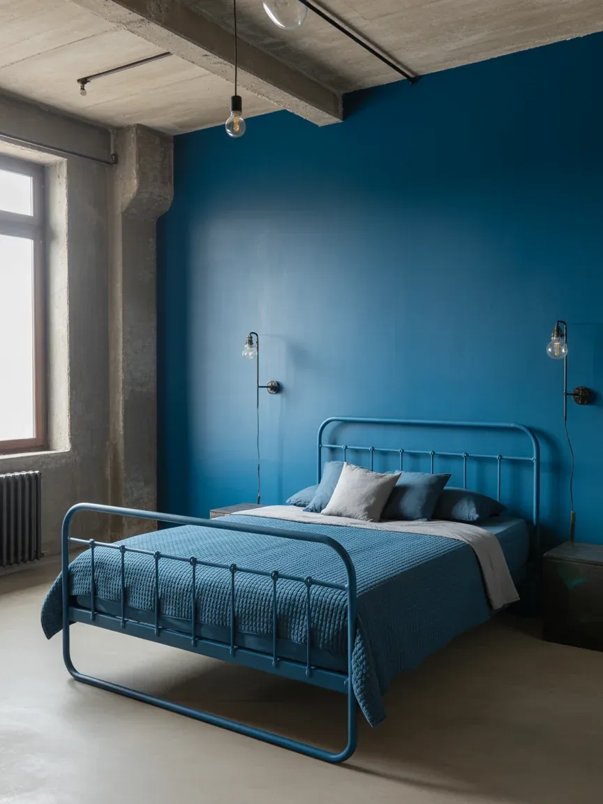 10. Industrial Blue Loft Style 10. Industrial Blue Loft Style