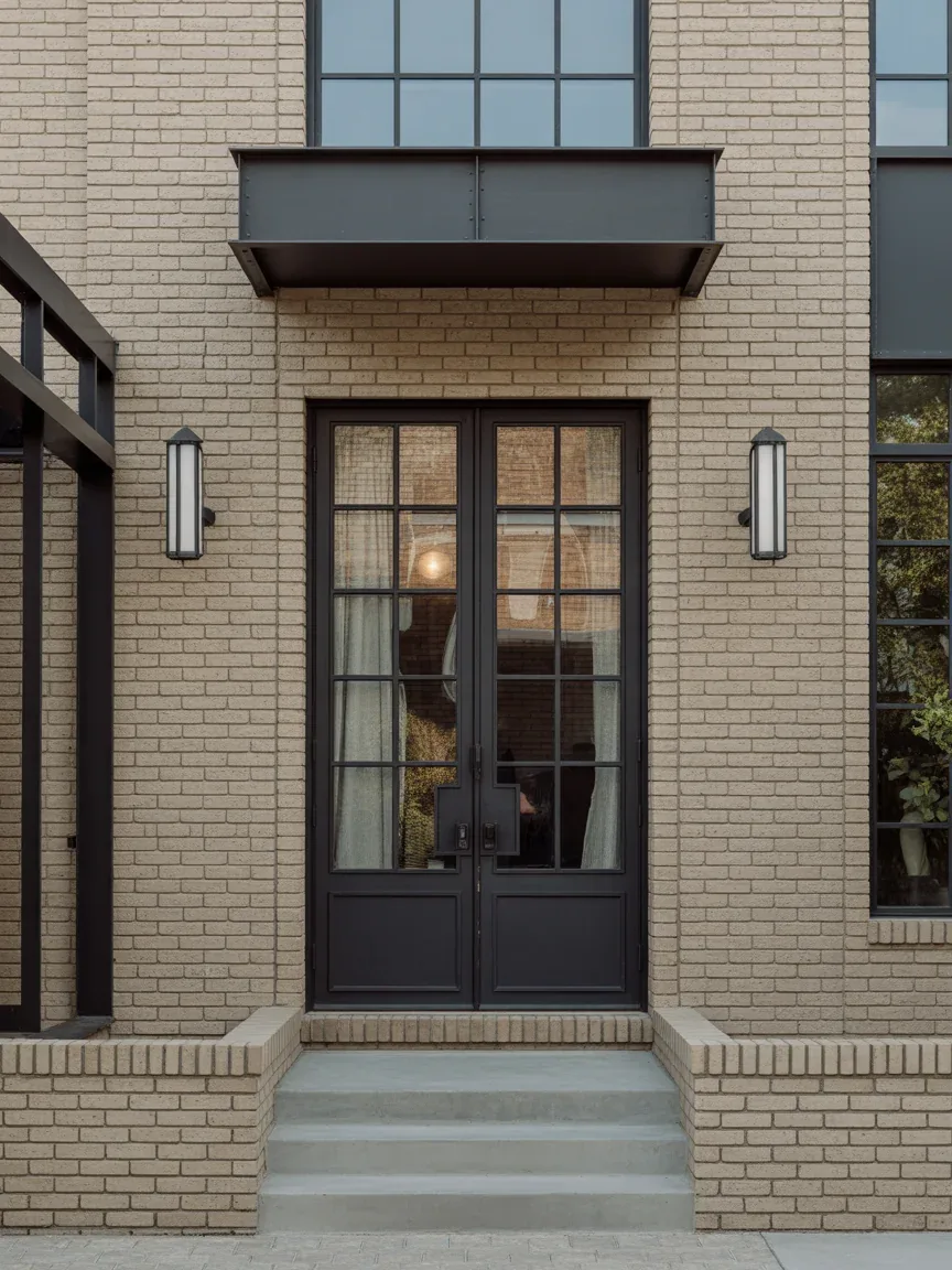 7. Industrial Grid Glass Doors 7. Industrial Grid Glass Doors