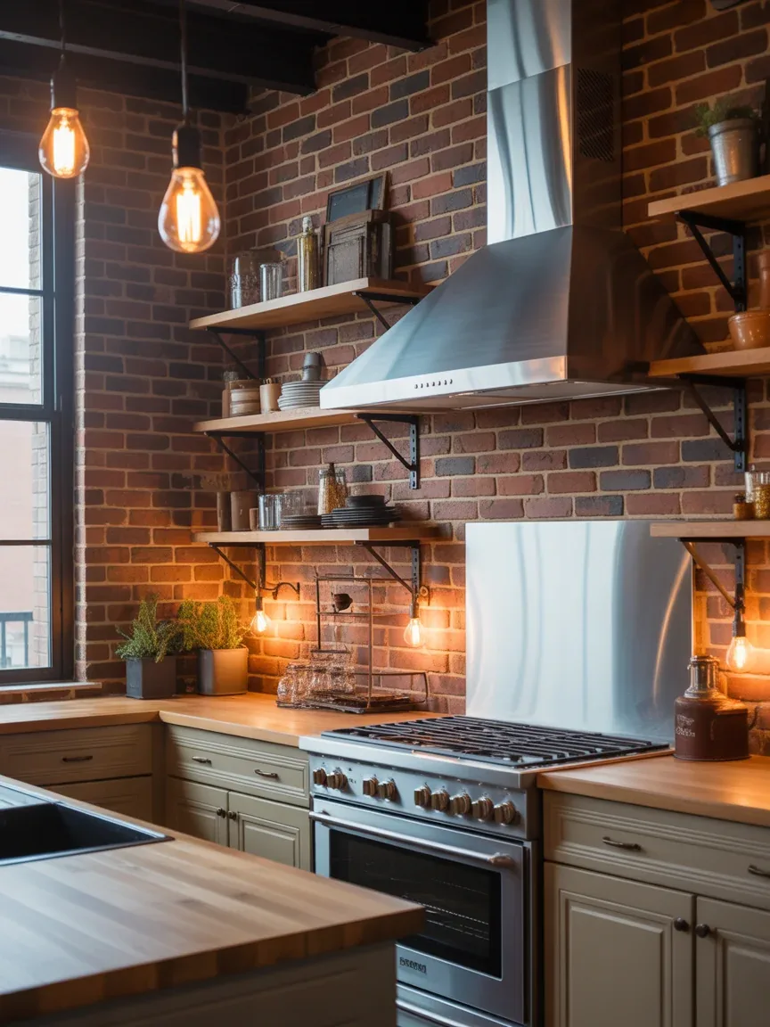 2. Industrial Loft With Exposed Metal Hood 2. Industrial Loft With Exposed Metal Hood