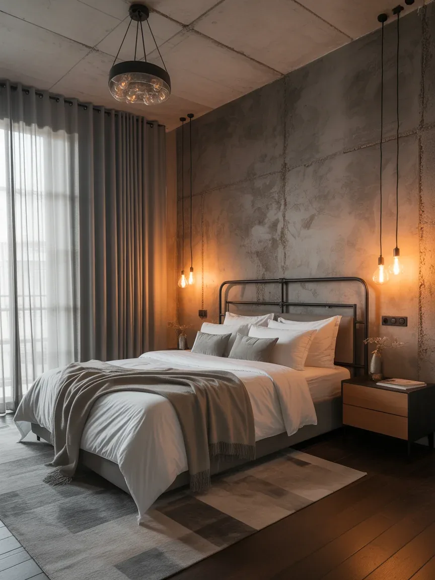 14. Industrial Luxe With Warm Lighting 14. Industrial Luxe With Warm Lighting