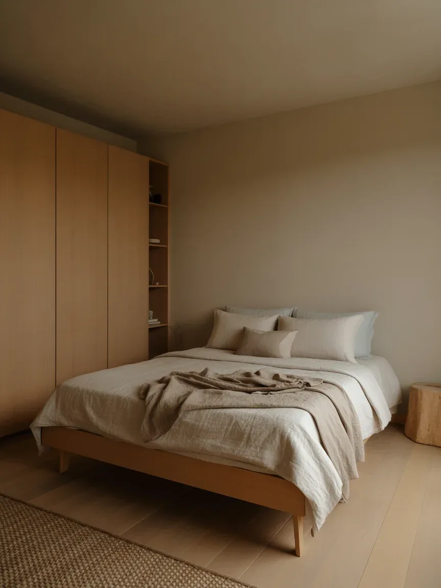 9. Japandi Floor Bed Layout 9. Japandi Floor Bed Layout