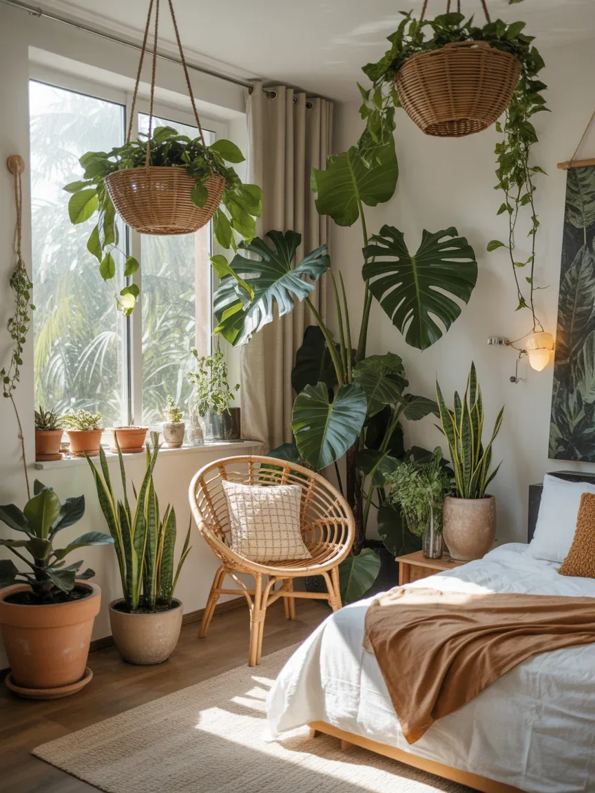 5. Jungle Boho With Indoor Plants 5. Jungle Boho With Indoor Plants