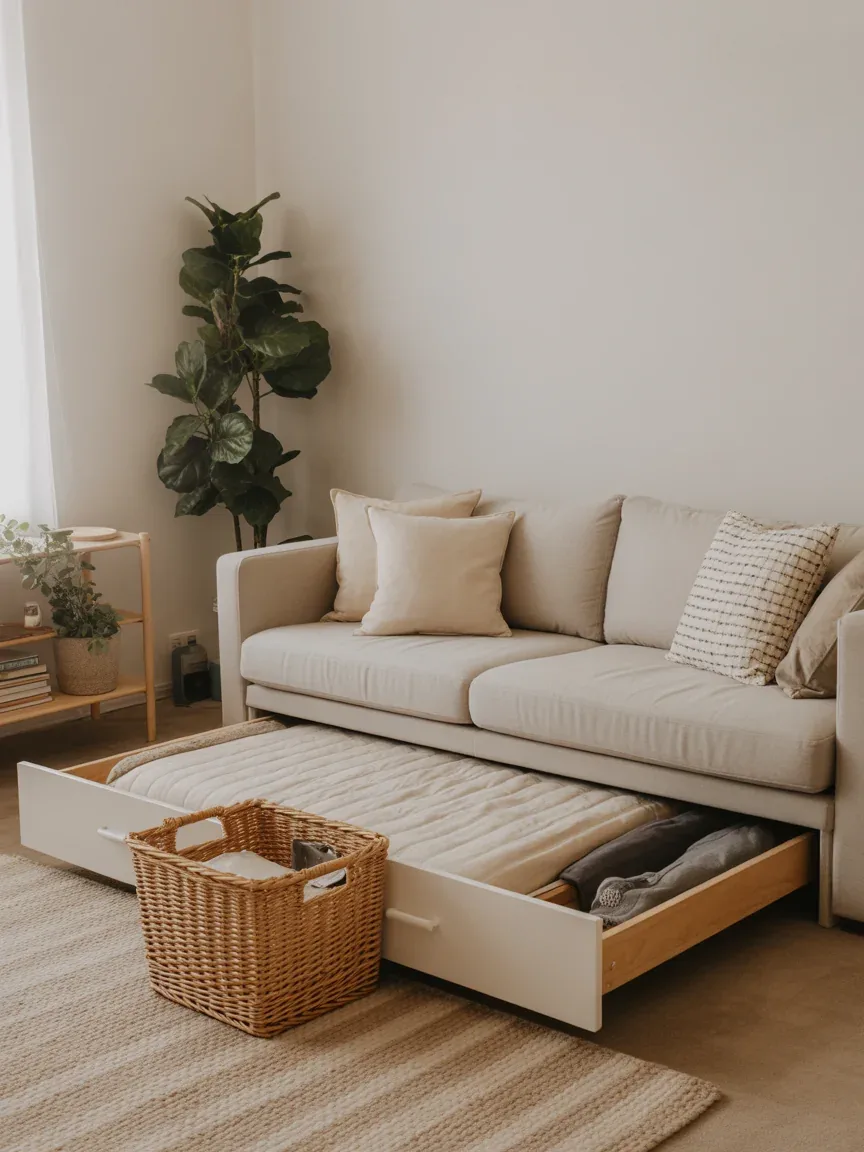 Keep Bedding Hidden (Out of Sight, Out of Mind) Keep Bedding Hidden (Out of Sight, Out of Mind)