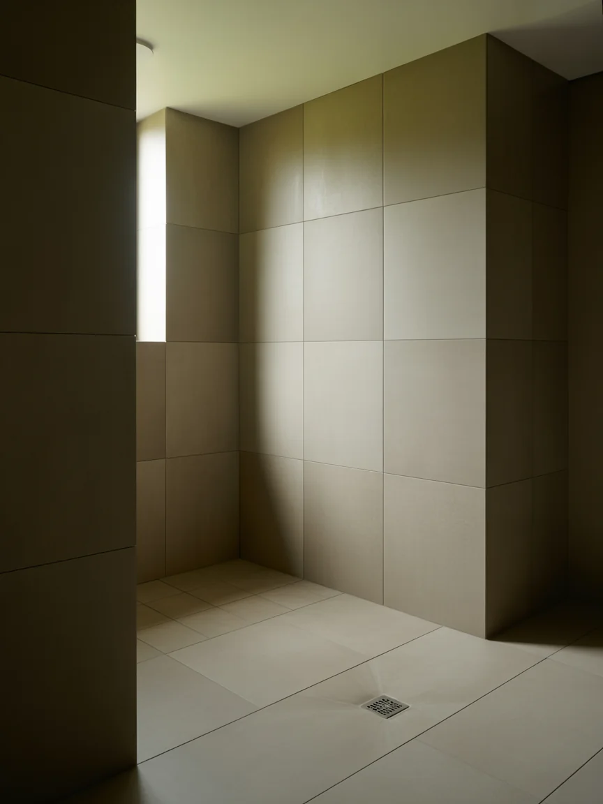 12. Large-Format Minimalist Slabs