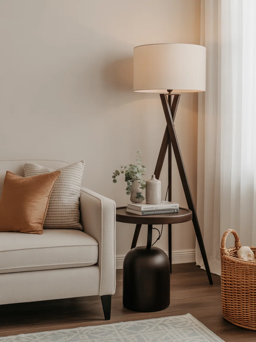 23. Layered Lighting + Decor Hybrid