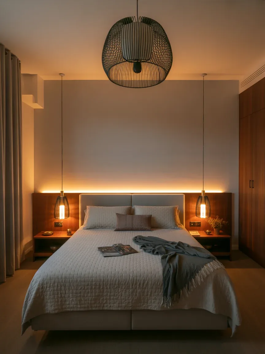 17. Layered Lighting Luxury Bedroom 17. Layered Lighting Luxury Bedroom