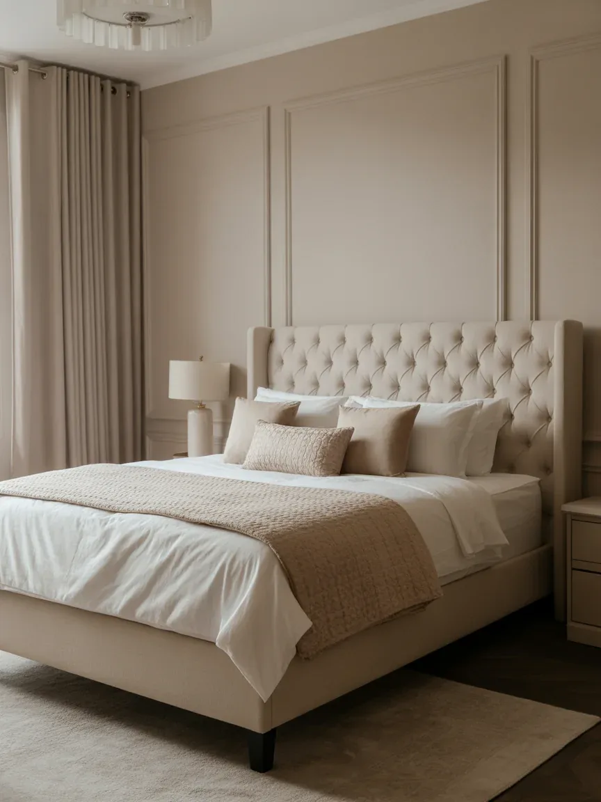 11. Layered Neutral Luxe Bedroom 11. Layered Neutral Luxe Bedroom
