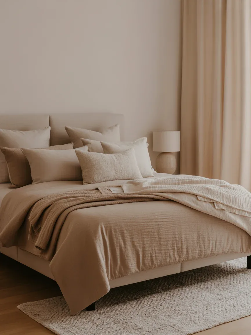 11. Layered Neutrals With Cozy Depth 11. Layered Neutrals With Cozy Depth