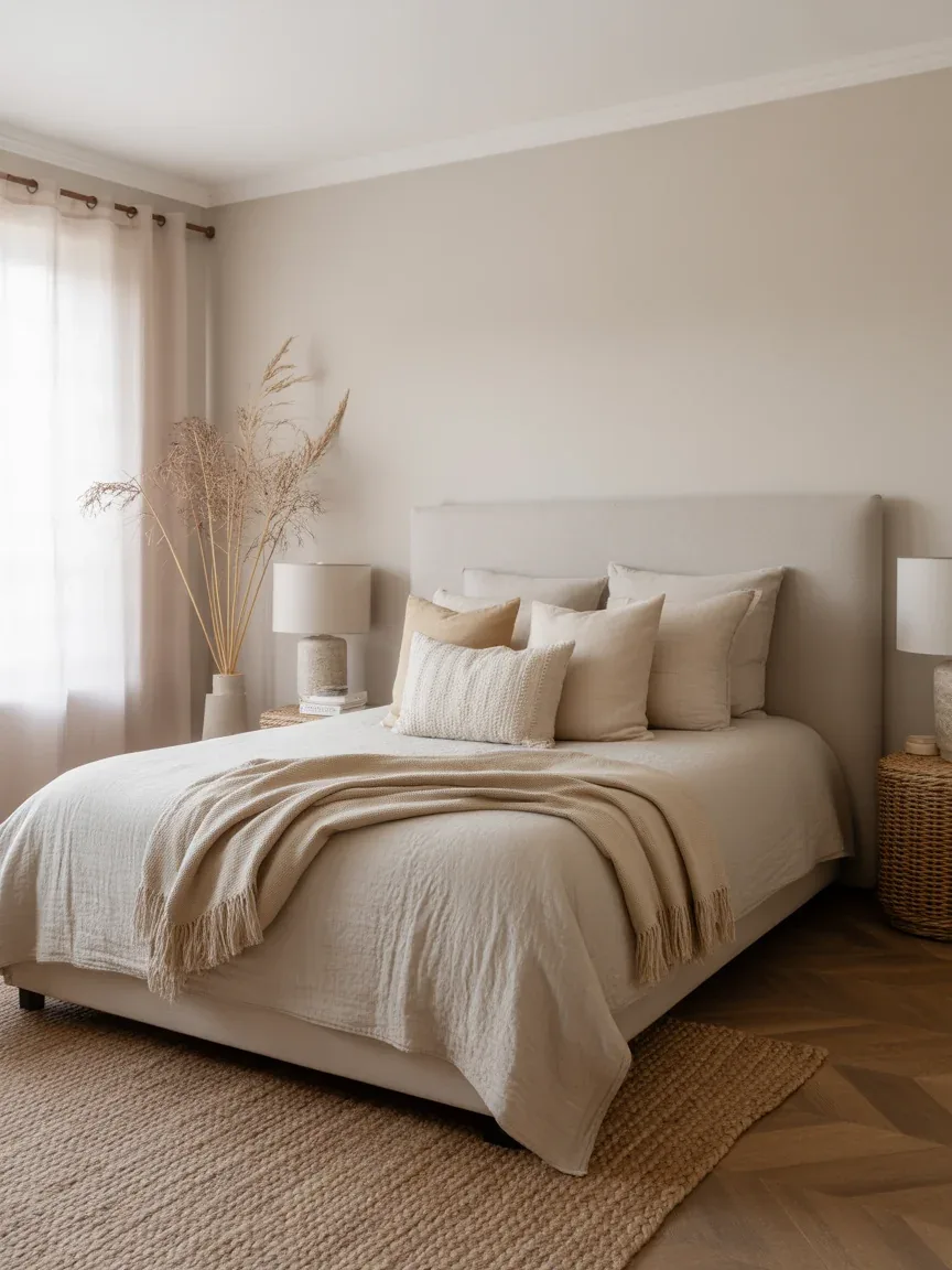 21. Layered Neutrals With Textural Depth 21. Layered Neutrals With Textural Depth