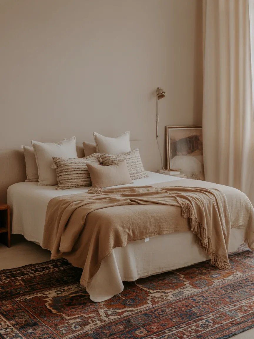 23. Layered Rugs and Textiles Haven 23. Layered Rugs and Textiles Haven