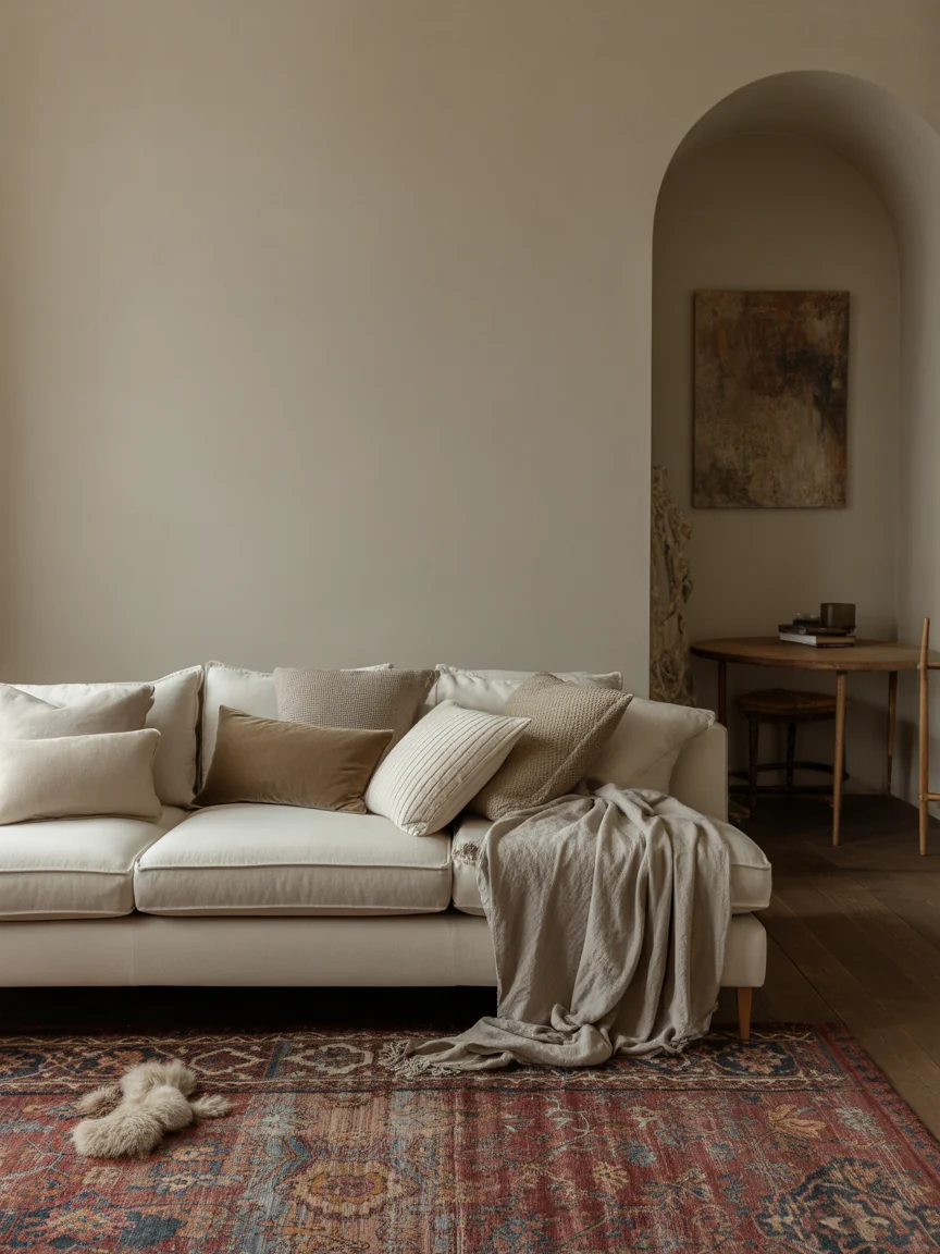 17. Layered Rugs and Textures