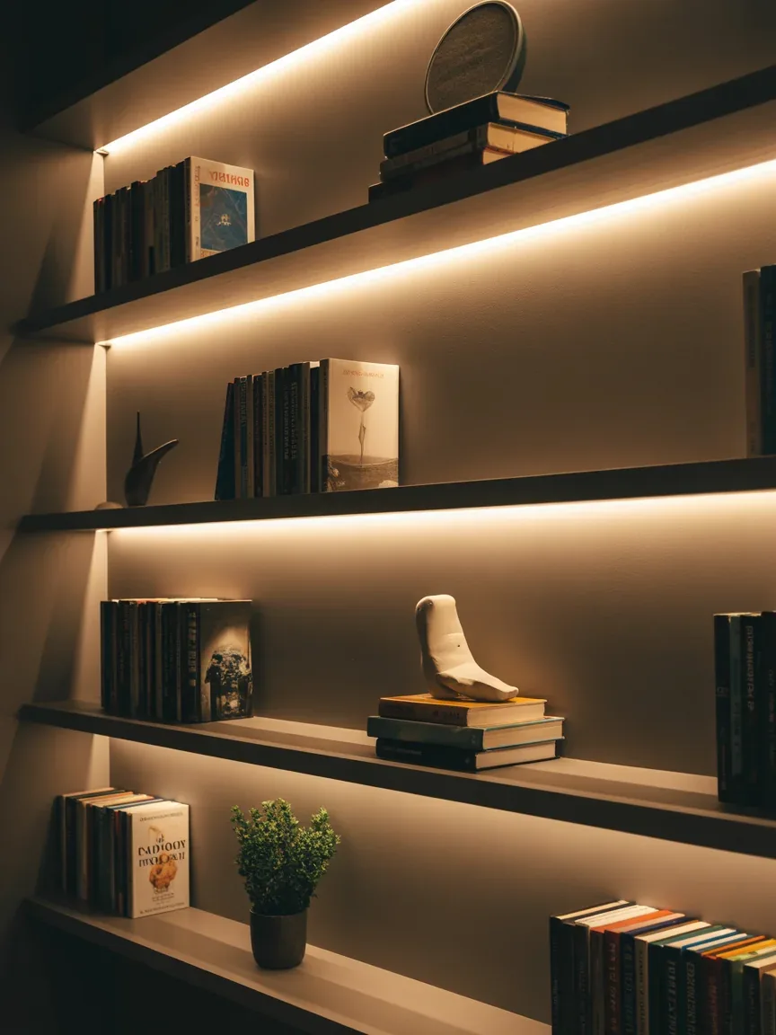 24. LED-Lit Display Shelves 24. LED-Lit Display Shelves