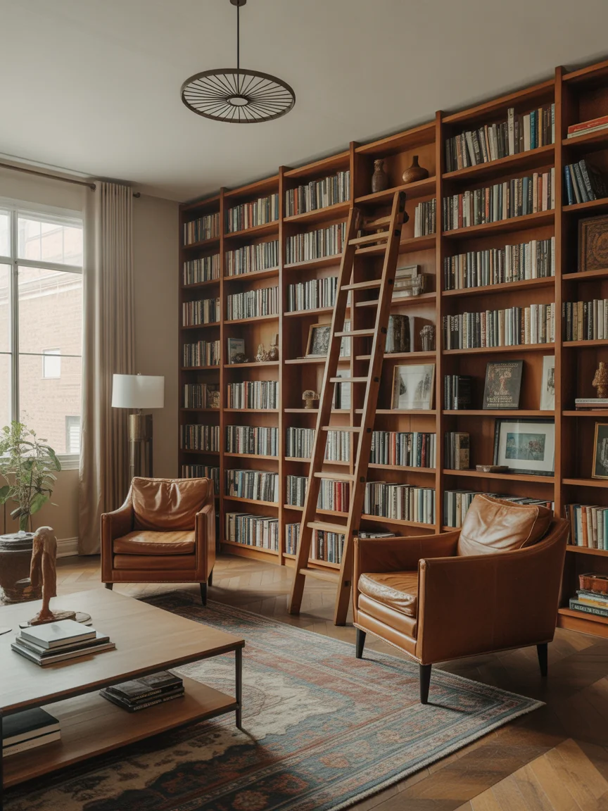 8. Library Living Room Hybrid