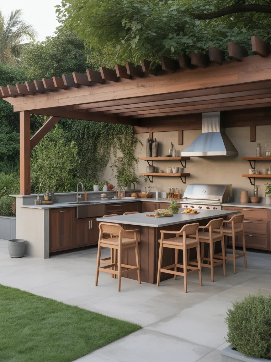 23. L-Shaped Entertainer’s Kitchen 23. L-Shaped Entertainer’s Kitchen