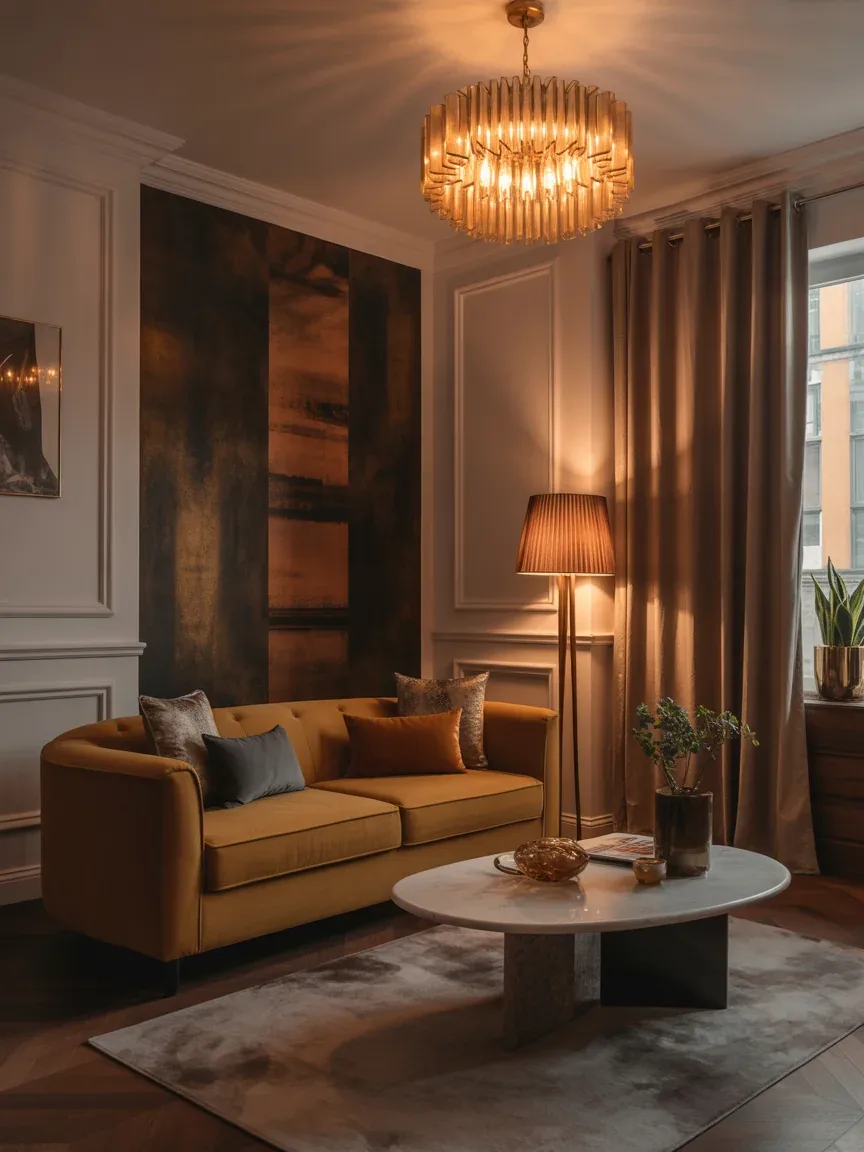 12. Luxe Cozy With Velvet and Gold 12. Luxe Cozy With Velvet and Gold