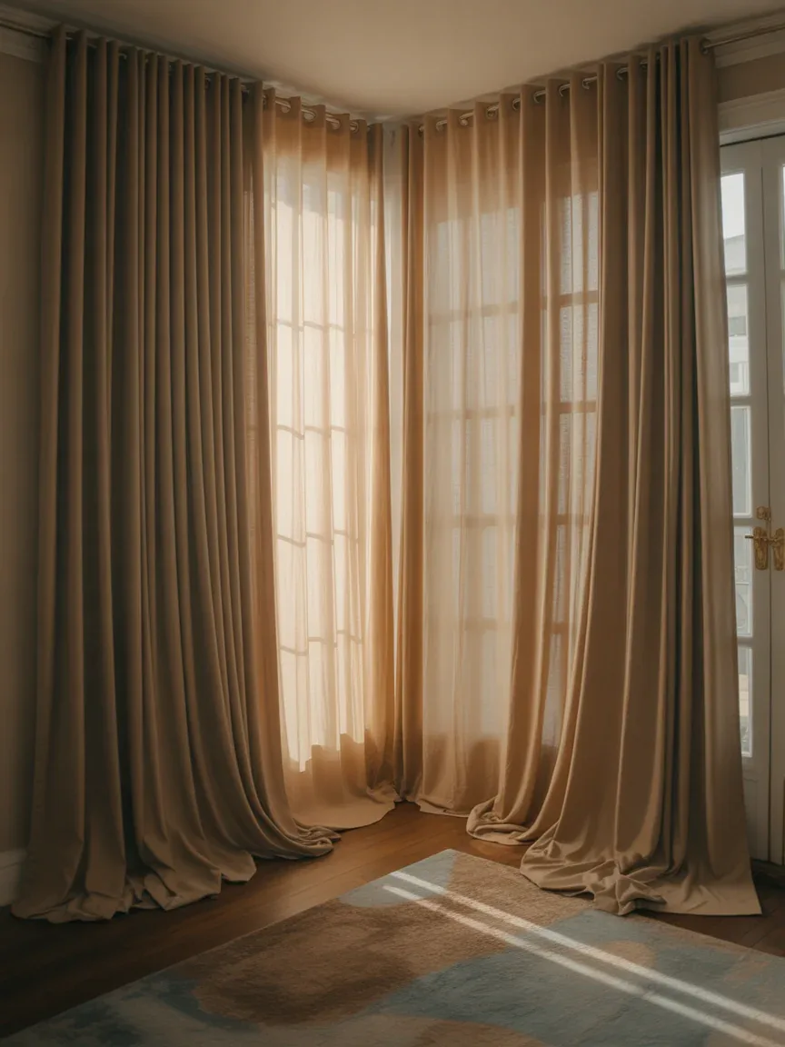 21. Luxe Curtain Framing Look 21. Luxe Curtain Framing Look