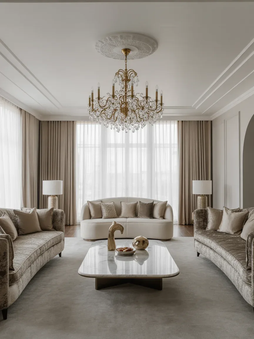 9. Luxe Hotel-Inspired Lounge 9. Luxe Hotel-Inspired Lounge