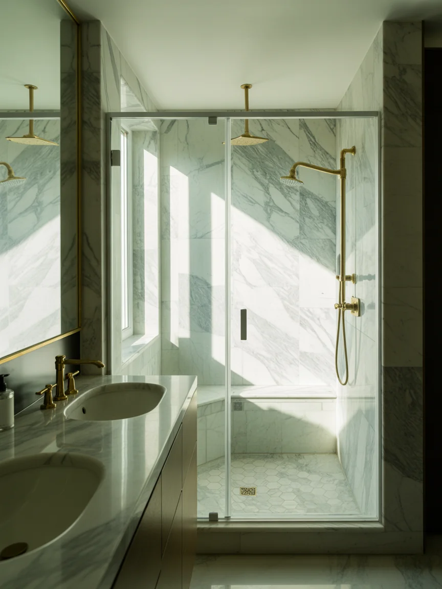 8. Luxe Marble Makeover