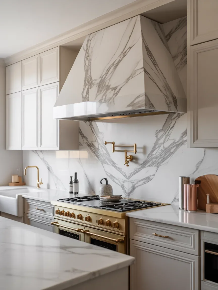 8. Luxe Marble Wrapped Hood 8. Luxe Marble Wrapped Hood