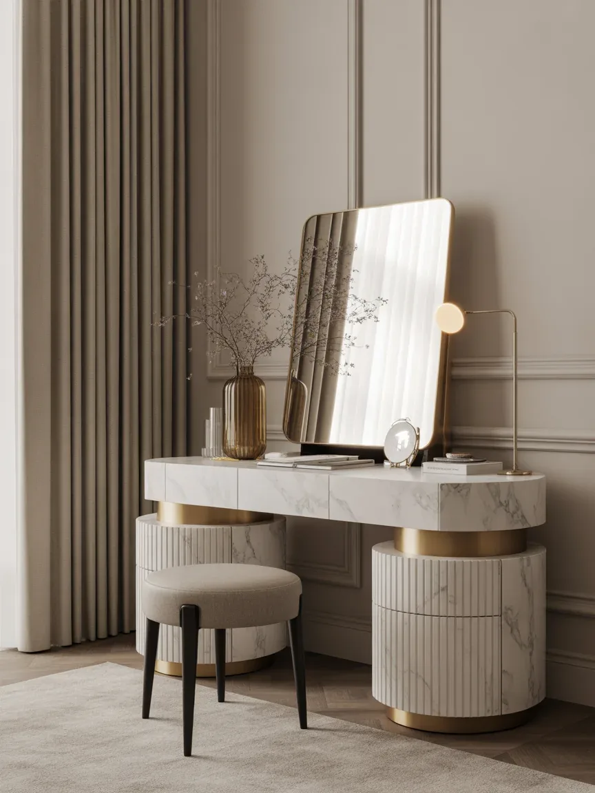 20. Luxury Marble Vanity Setup 20. Luxury Marble Vanity Setup