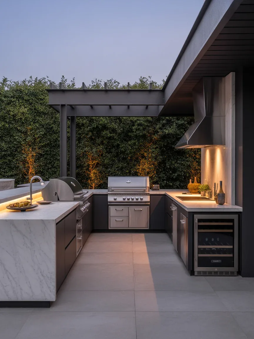 4. Luxury Outdoor Chef’s Kitchen 4. Luxury Outdoor Chef’s Kitchen