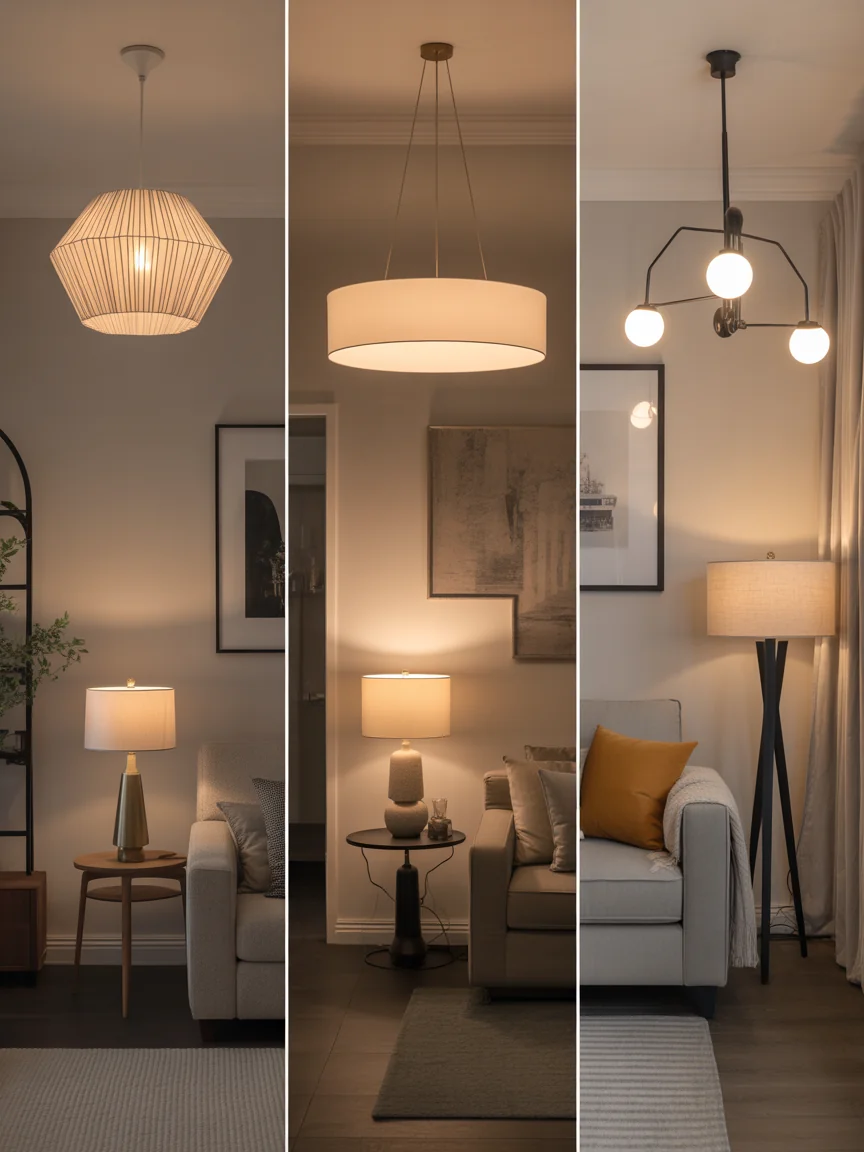 Matching Lamps to Your Living Room Size