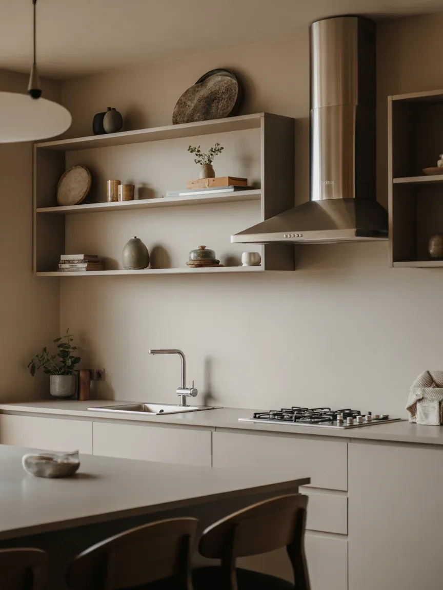 18. Matte Finish Shelves for a Modern Look 18. Matte Finish Shelves for a Modern Look