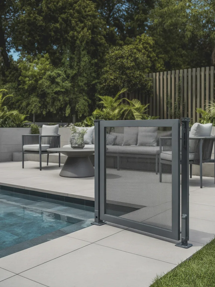7. Matte Gray Contemporary Fence 7. Matte Gray Contemporary Fence