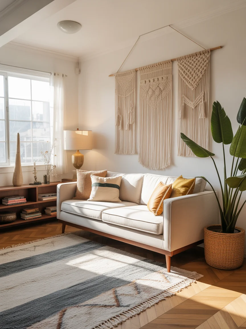 13. Mid Century Boho Blend