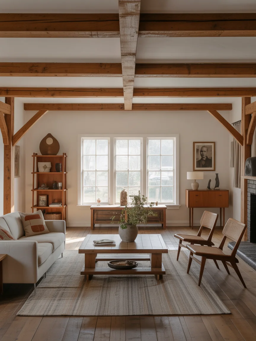 20. Mid-Century Farmhouse Mix