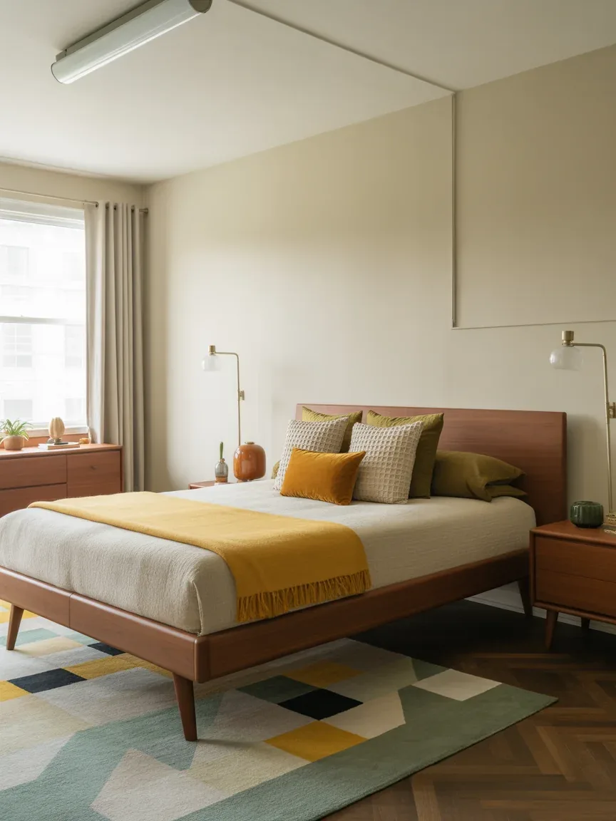 21. Mid-Century Modern With Retro Flair 21. Mid-Century Modern With Retro Flair