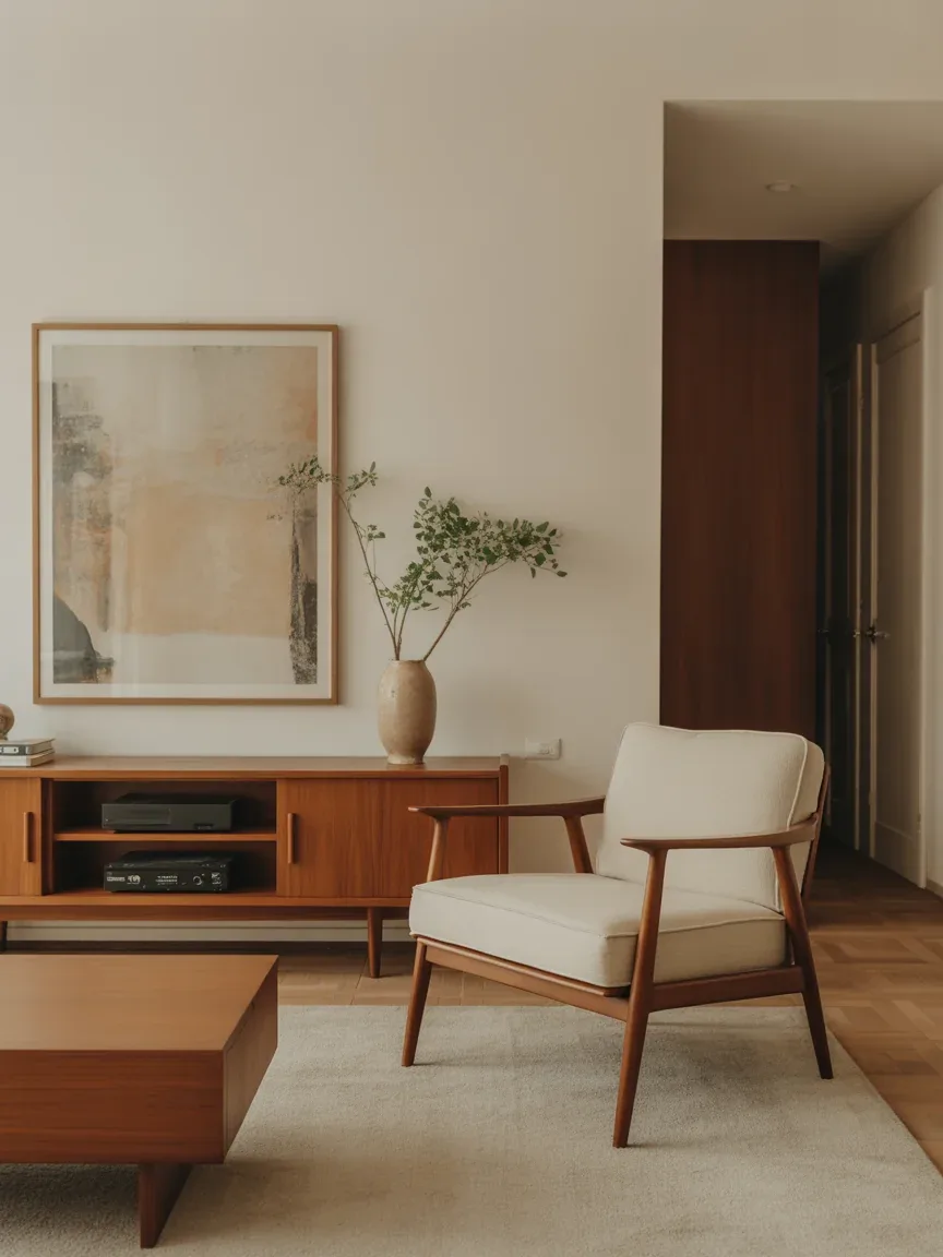 20. Mid-Century Modern With Sleek Storage 20. Mid-Century Modern With Sleek Storage