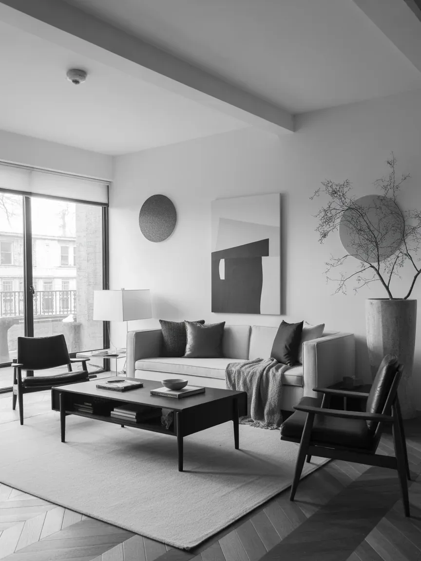 20. Mid-Century Monochrome Magic 20. Mid-Century Monochrome Magic
