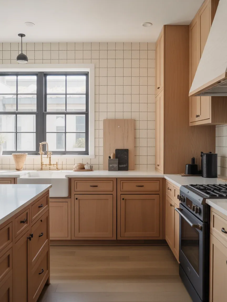 9. Minimal Modern Farmhouse Grid Wallpaper 9. Minimal Modern Farmhouse Grid Wallpaper