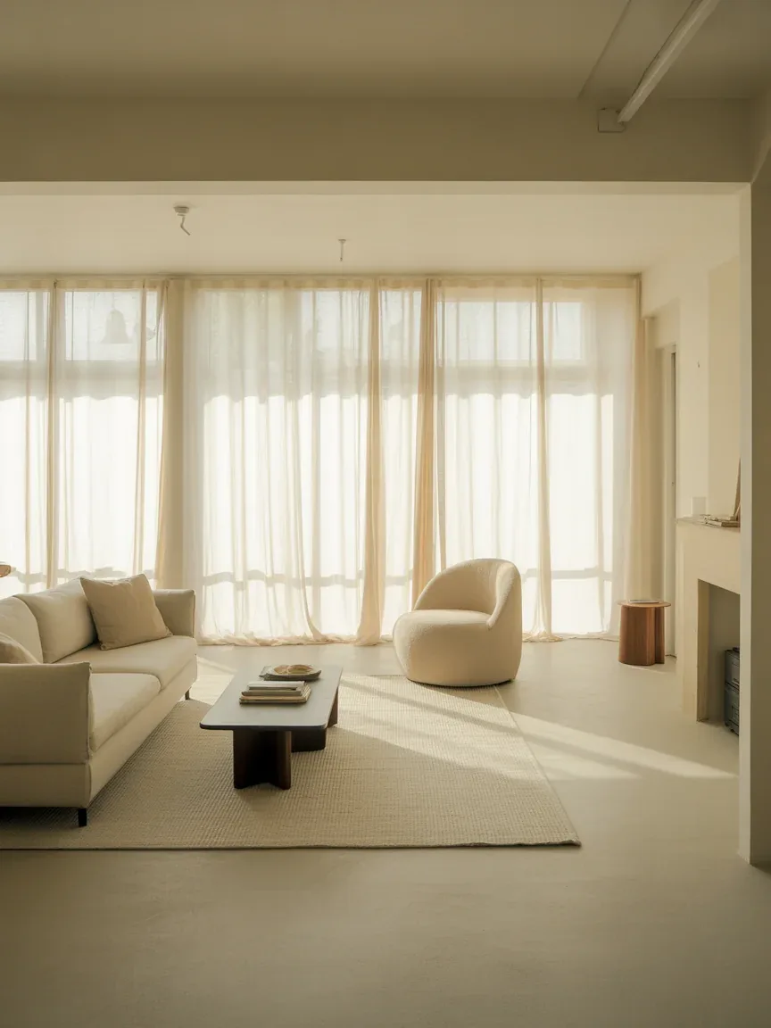12. Minimal Sheer Panels For A Barely-There Look 12. Minimal Sheer Panels For A Barely-There Look