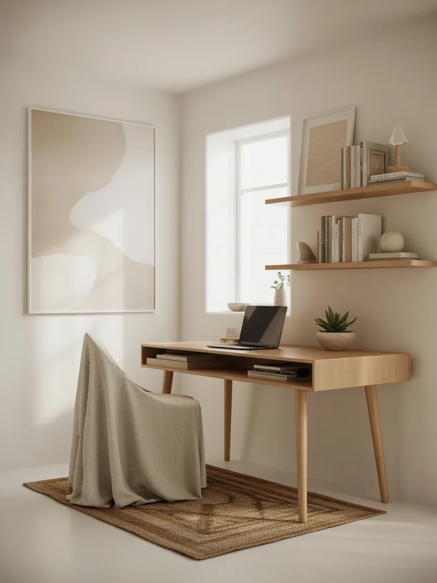8. Minimalist Boho Creative Corner 8. Minimalist Boho Creative Corner