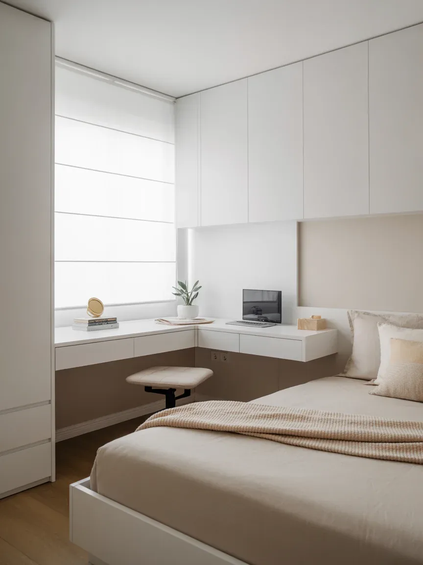 1. Minimalist White Study Haven 1. Minimalist White Study Haven