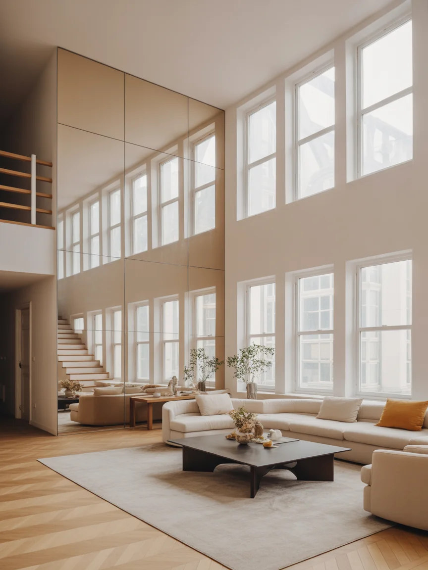 19. Mirror Wall to Amplify Space and Light