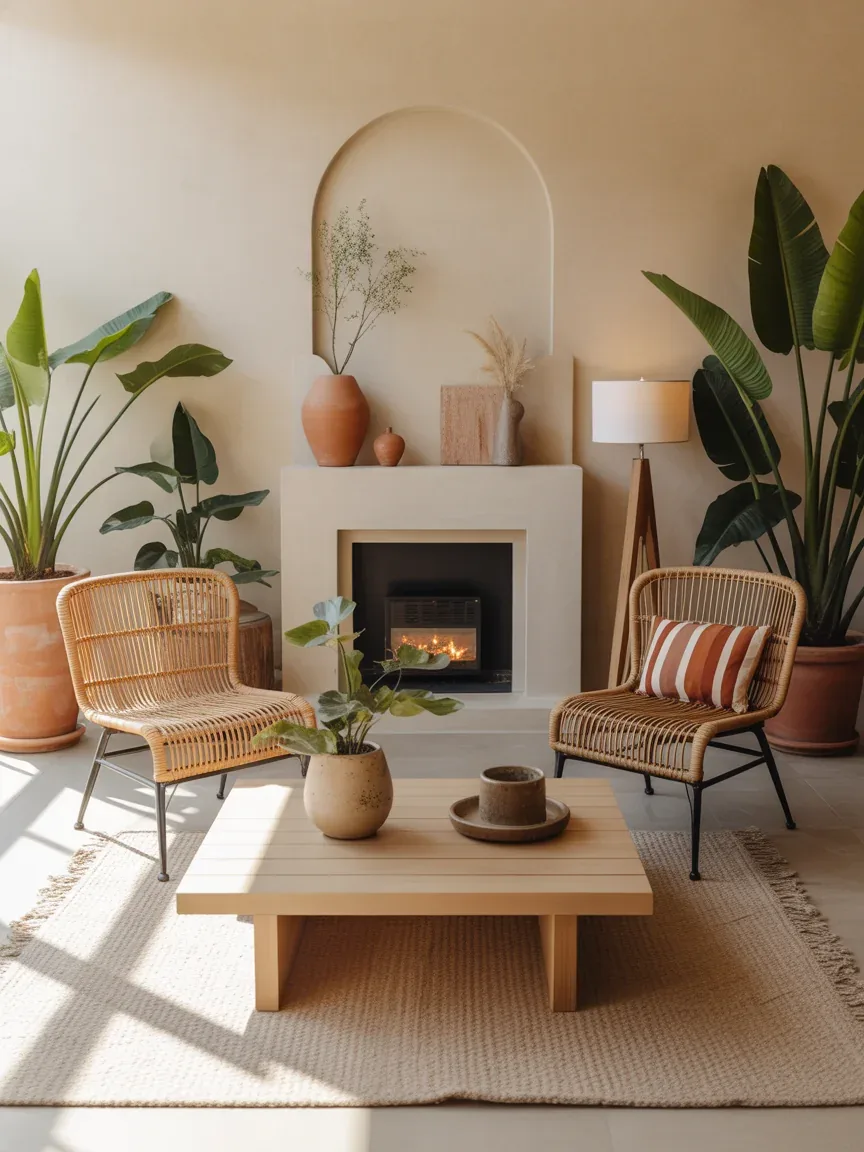 2. Modern Boho With Earthy Accents 2. Modern Boho With Earthy Accents